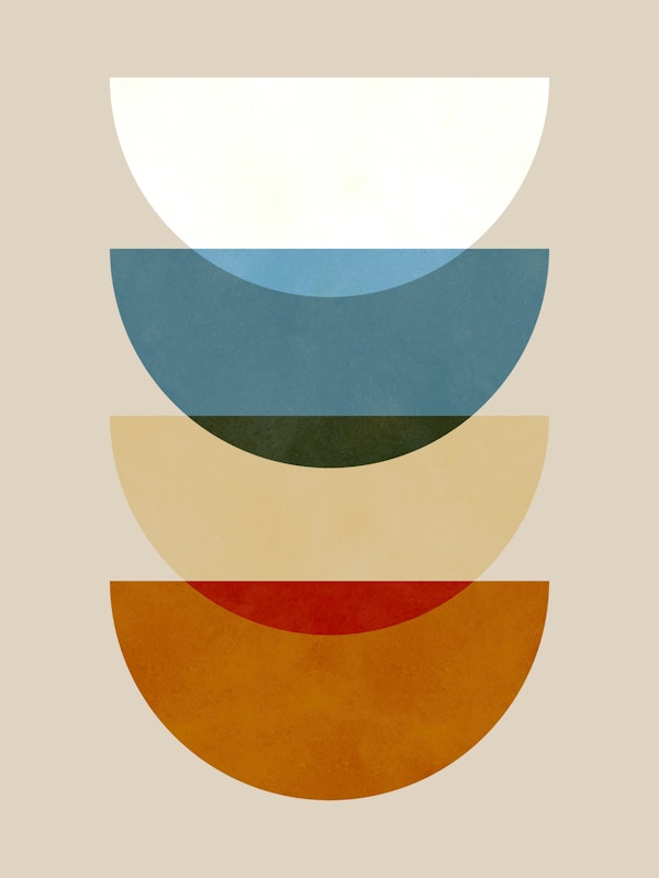 Modern art with circles 22