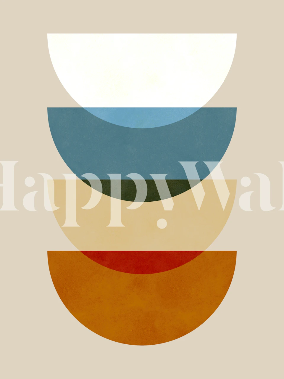 Moderní umění s barevnými kruhy