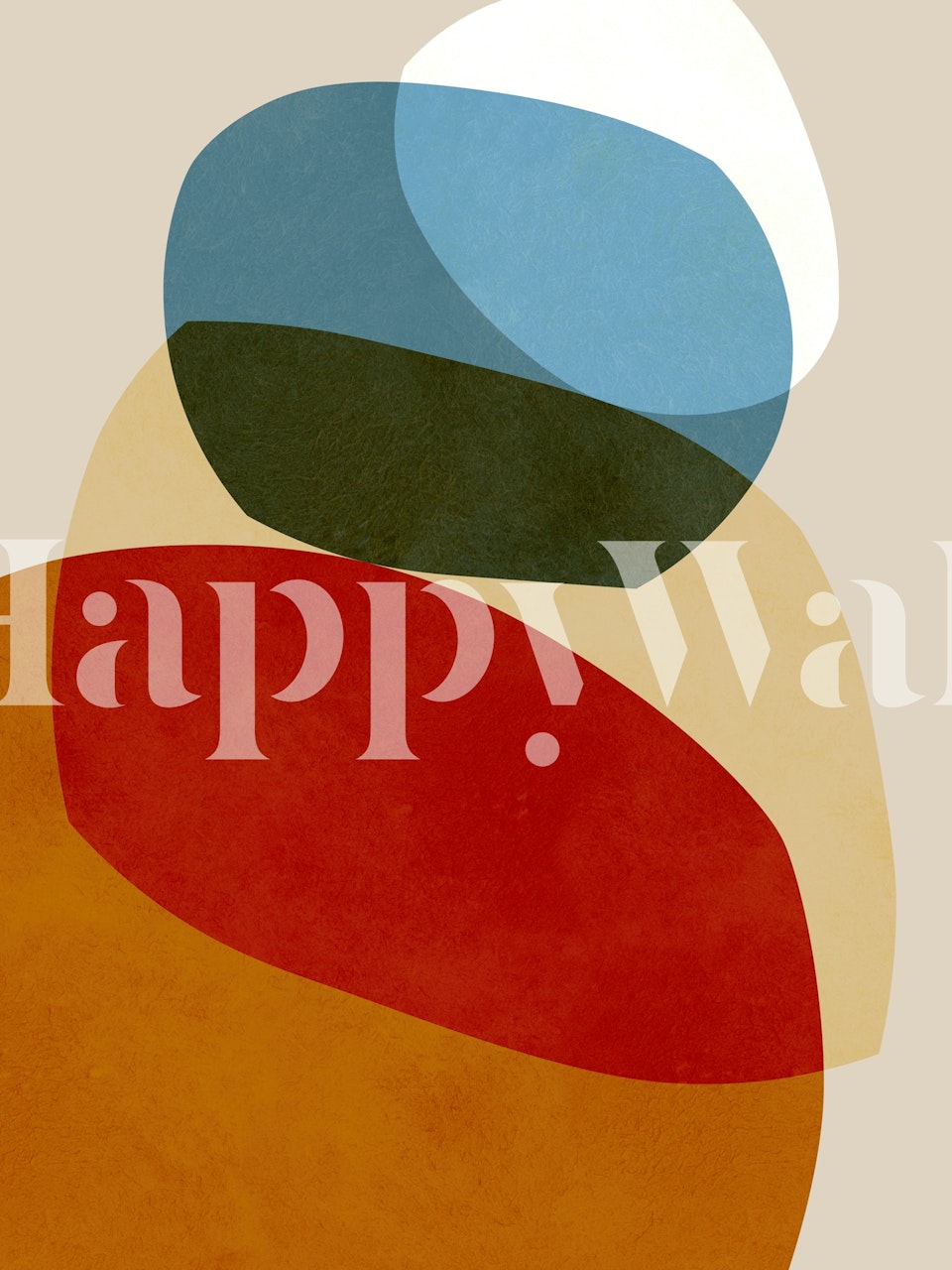 Expressive forms tapeta v místnosti