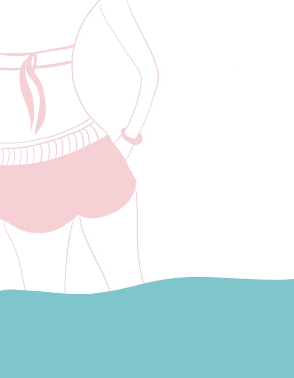 Minimal Ocean Dream Woman 1