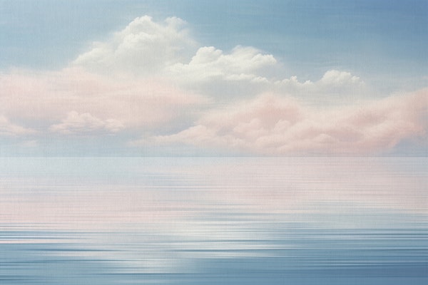 Pastel Bubblegum Sky Watercolor