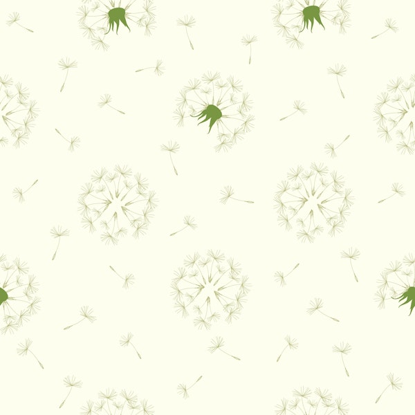 Summer Whispers Dandelion Wallpaper