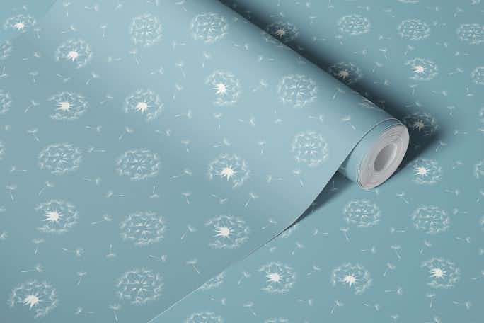Sunlit Dandelion Fields Wallpaperwallpaper roll