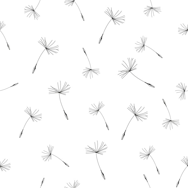 Breezy Meadow Dandelion Wallpaper