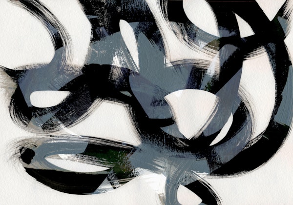 Abstract Brush Strokes 152X