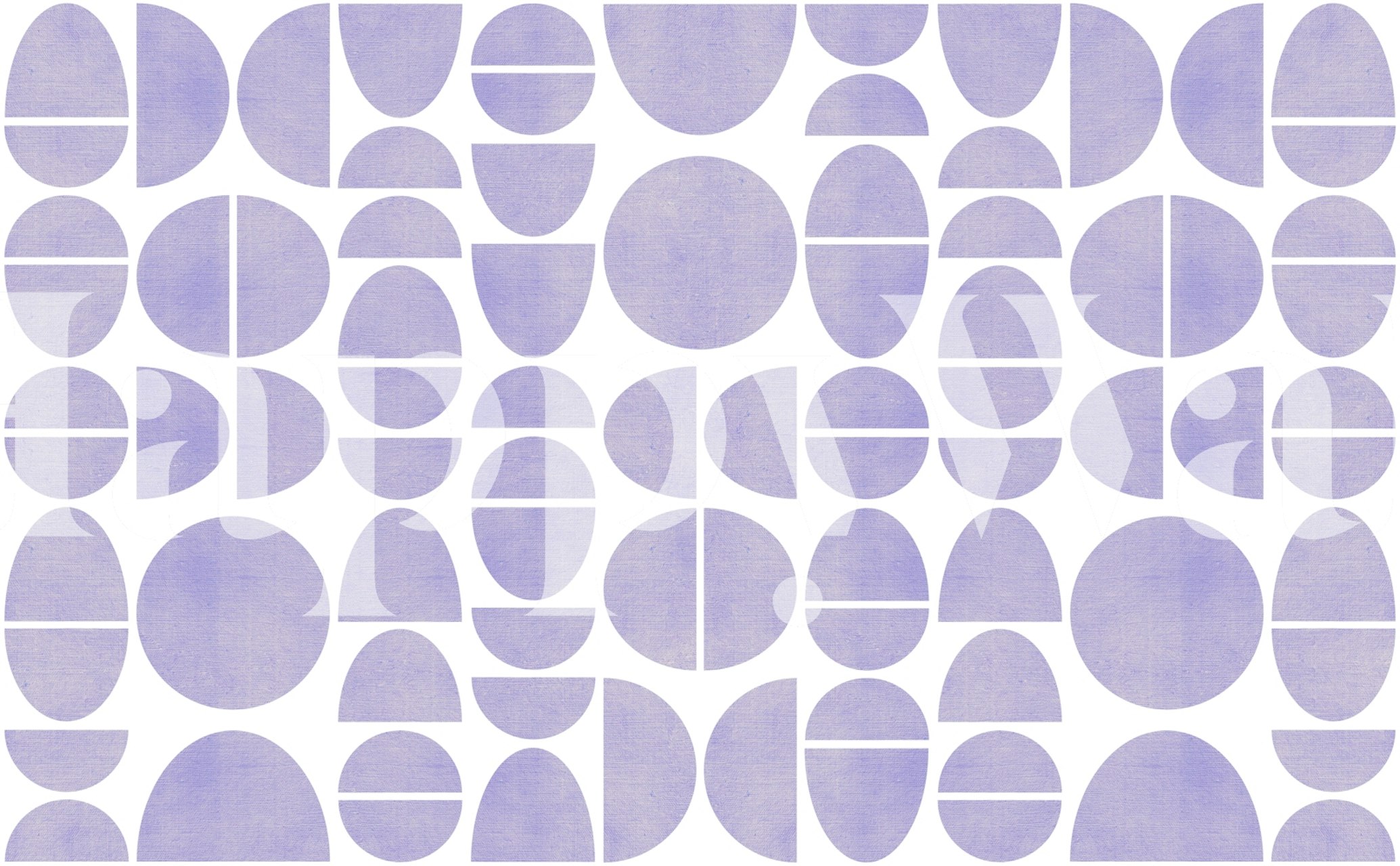 Geometric shapes in lavender hues wallpaper