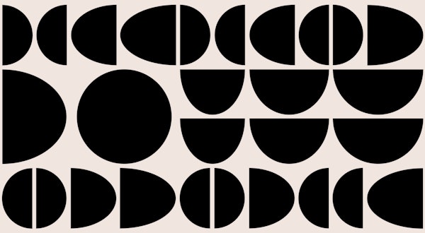 Simple Pebble Circle Arch Bauhaus