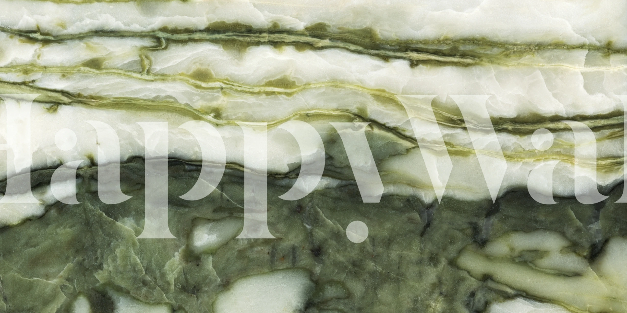 Green Natural Stone Wall Beautiful Wallpaper huoneessa