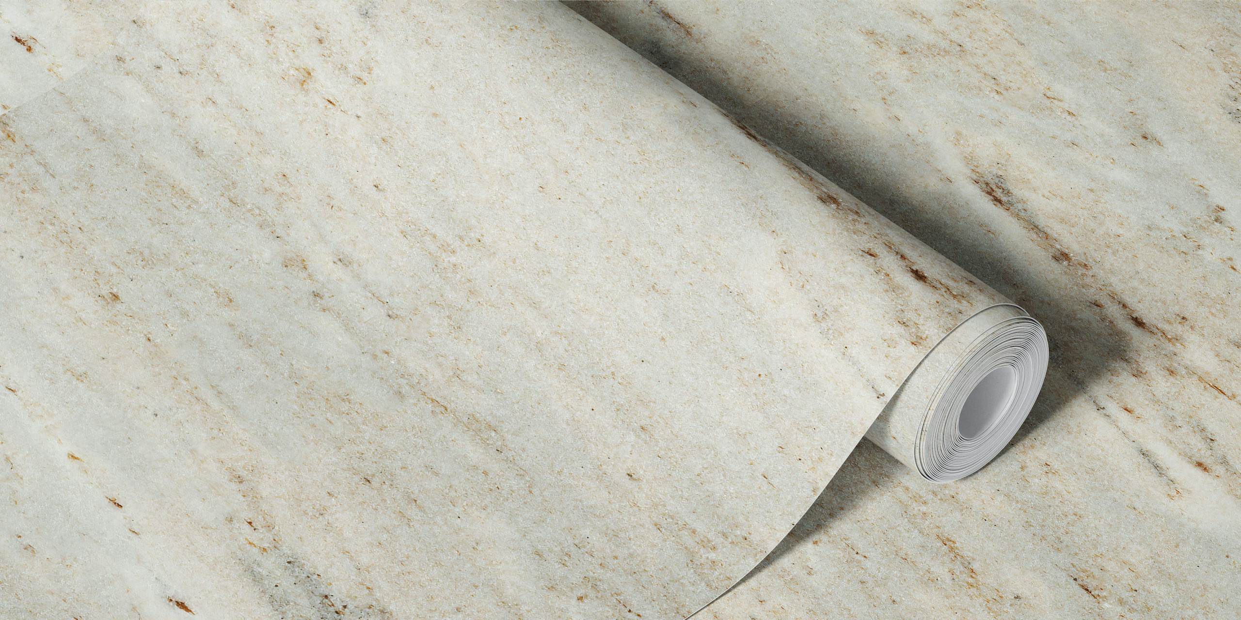 Gray marble pattern with beige veins wallpaper