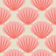 Modern scallops pink sand - small scale