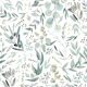 Eucalyptus Leaves Boho Pattern
