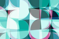 Funky Bauhaus Pattern papel de parede