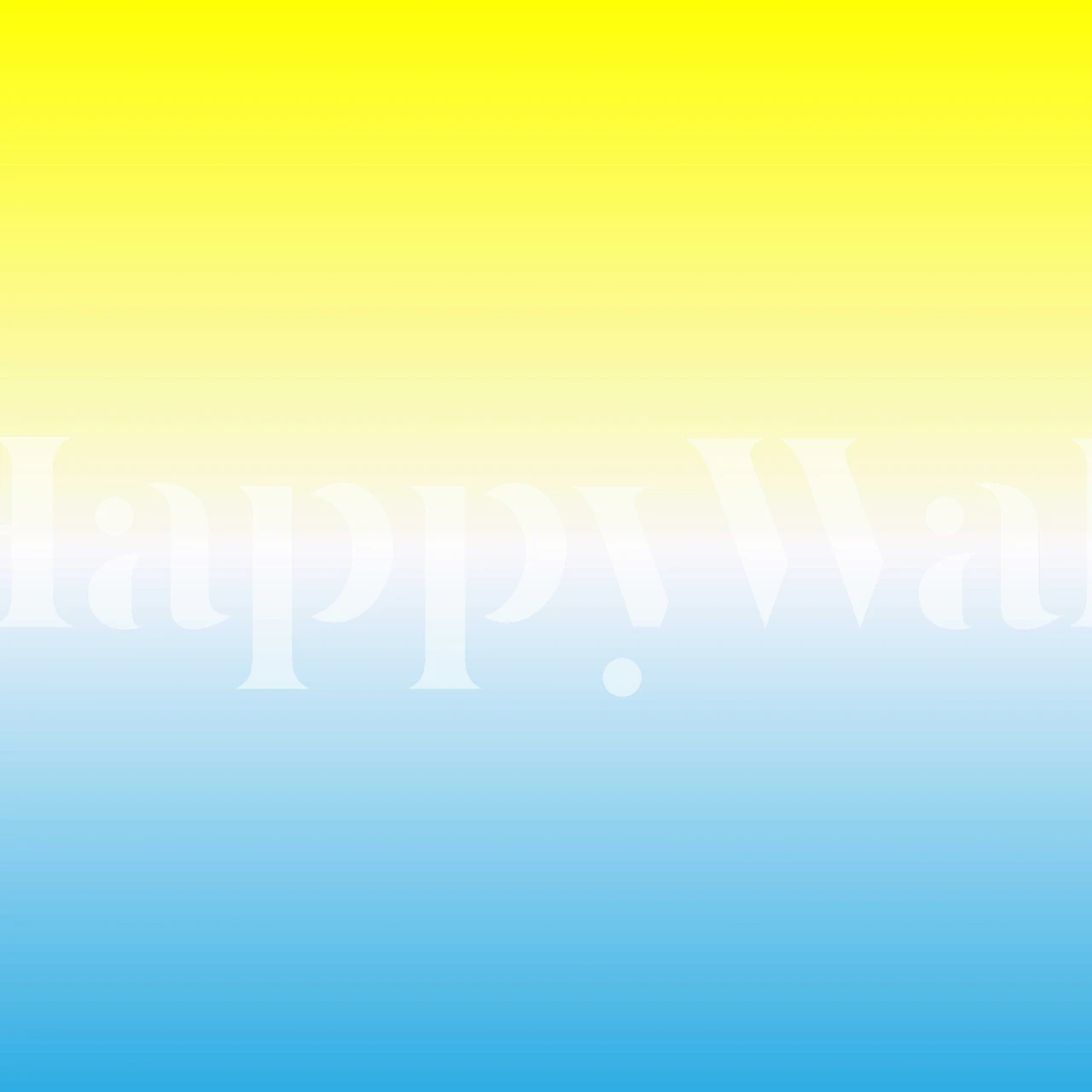 Gradient World II wallpaper in a room