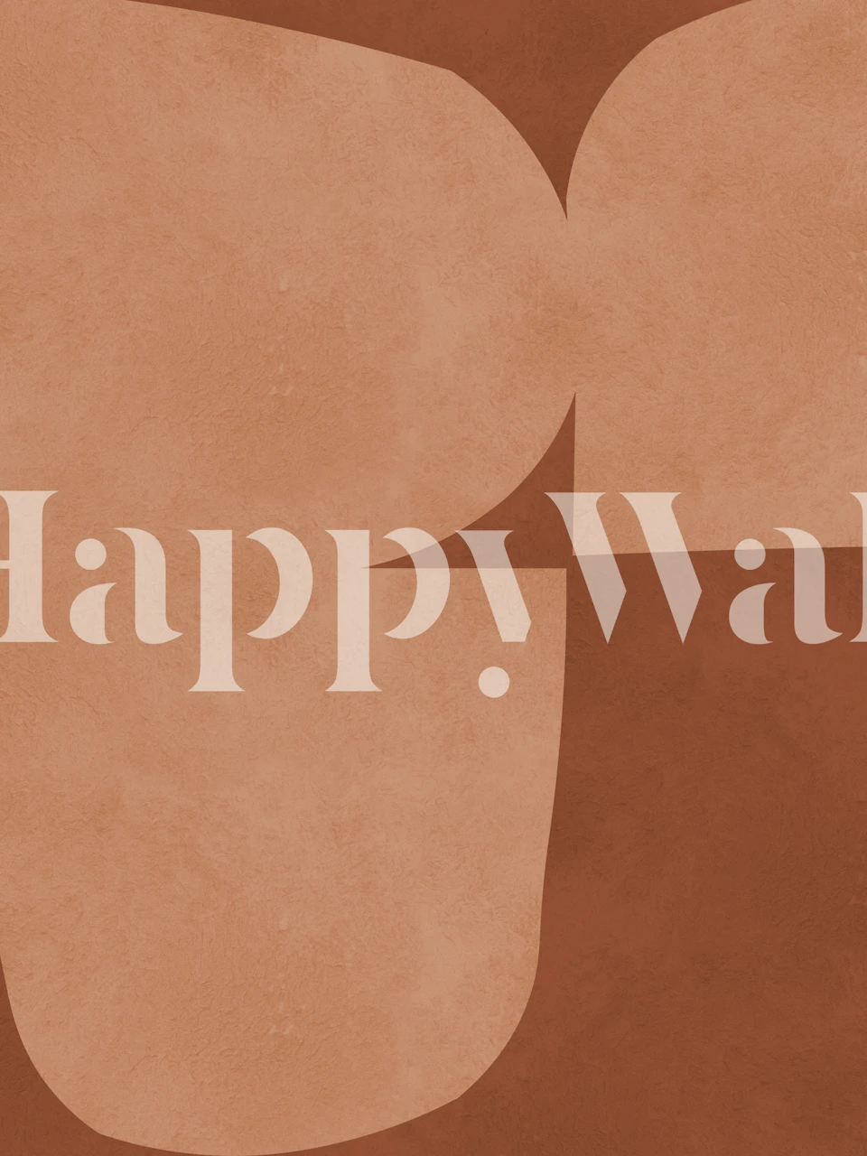 Tribal shapes 17 tapet i en rumsmiljö