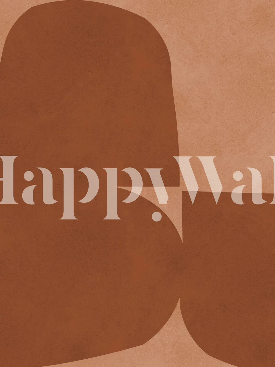 Terrakotta tribal abstrakta former tapeter