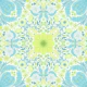 Retro wallpaper in blue and yellow