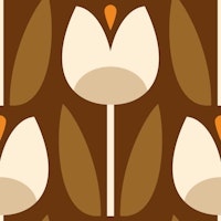 Modern tulips / 3096 E behang