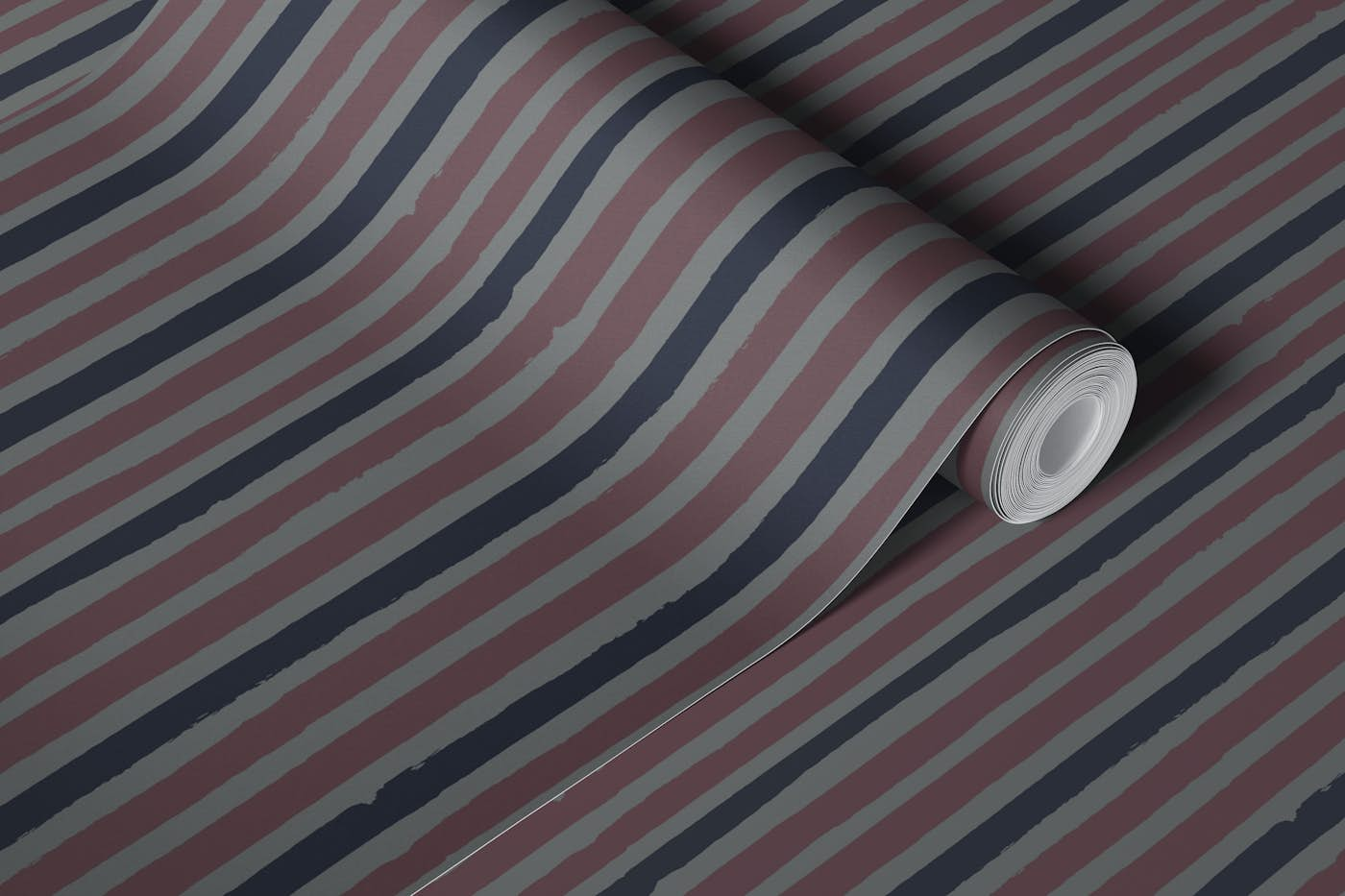 Moody stripes wallpaper roll