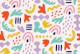 Bright Organic Shapes