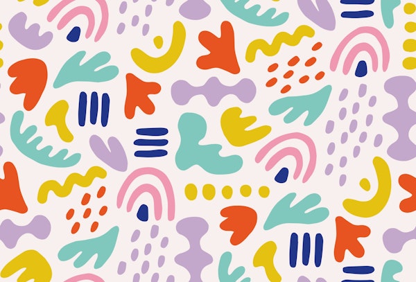 Bright Organic Shapes