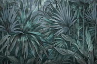 Mystic Jungle Tropical Escape papel de parede