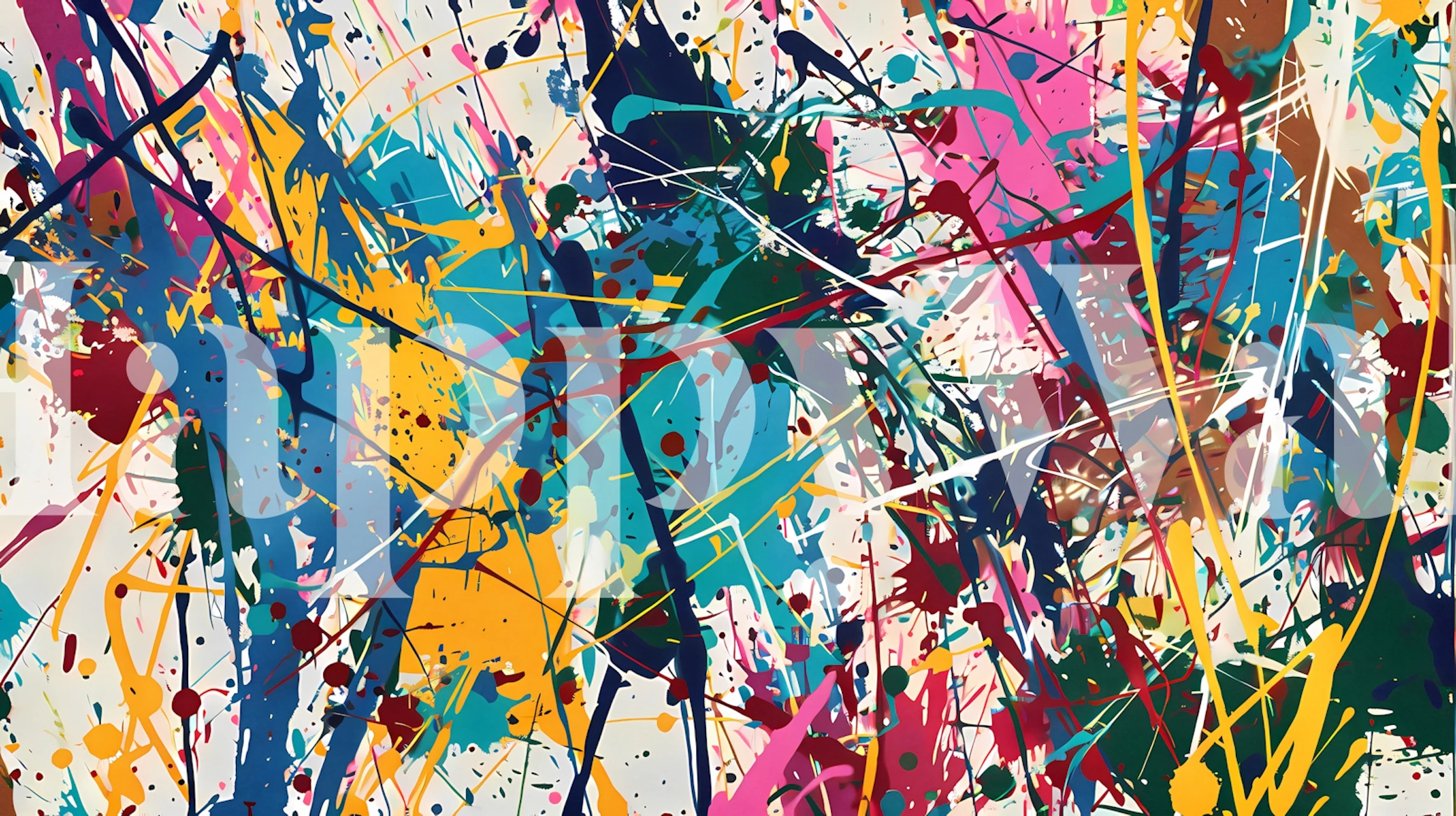 Design abstrait coloré