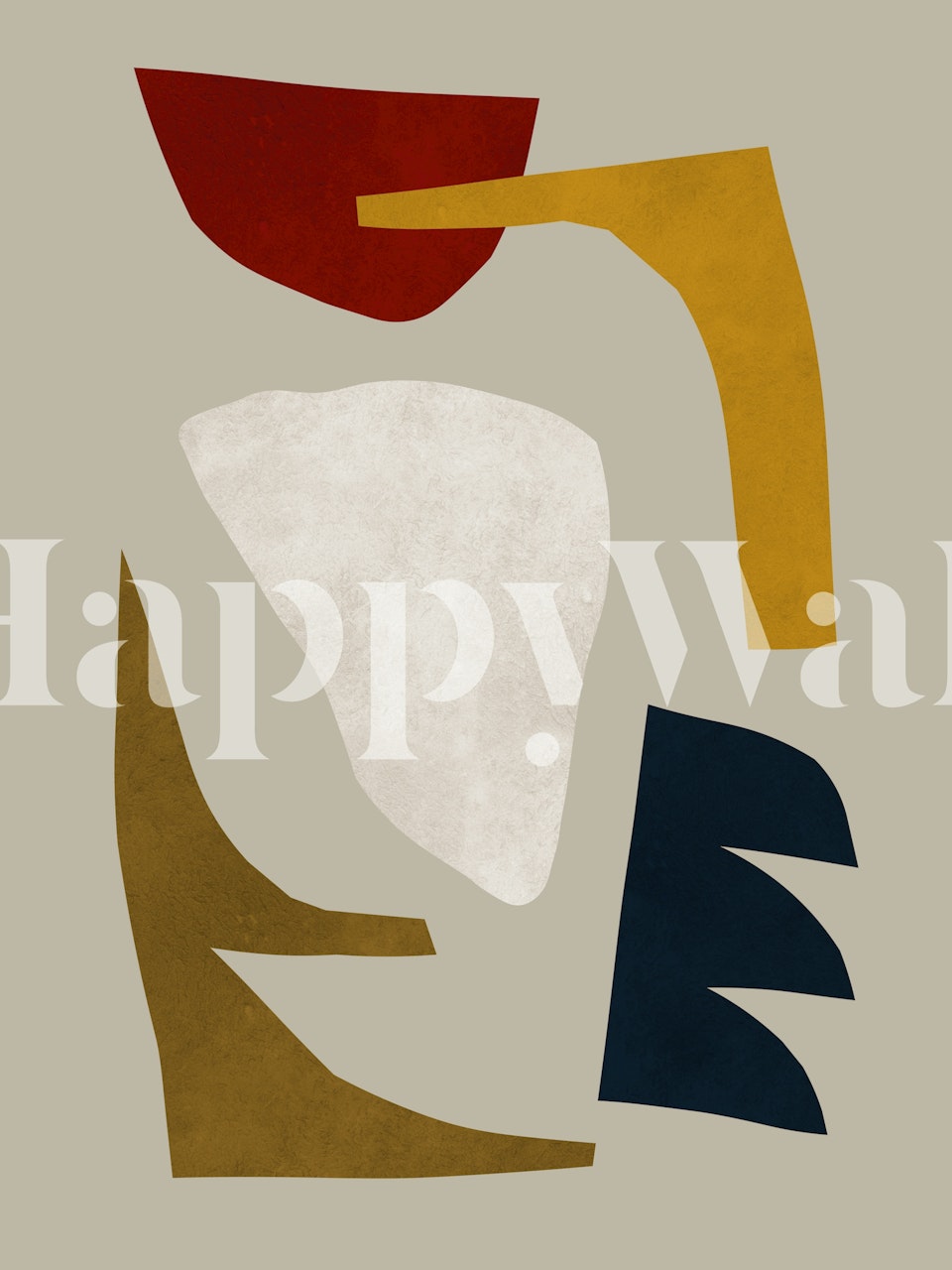 Expressionist harmony 13 tapeta u sobi