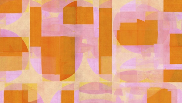 Vibrant Layered Mid Century Bauhaus