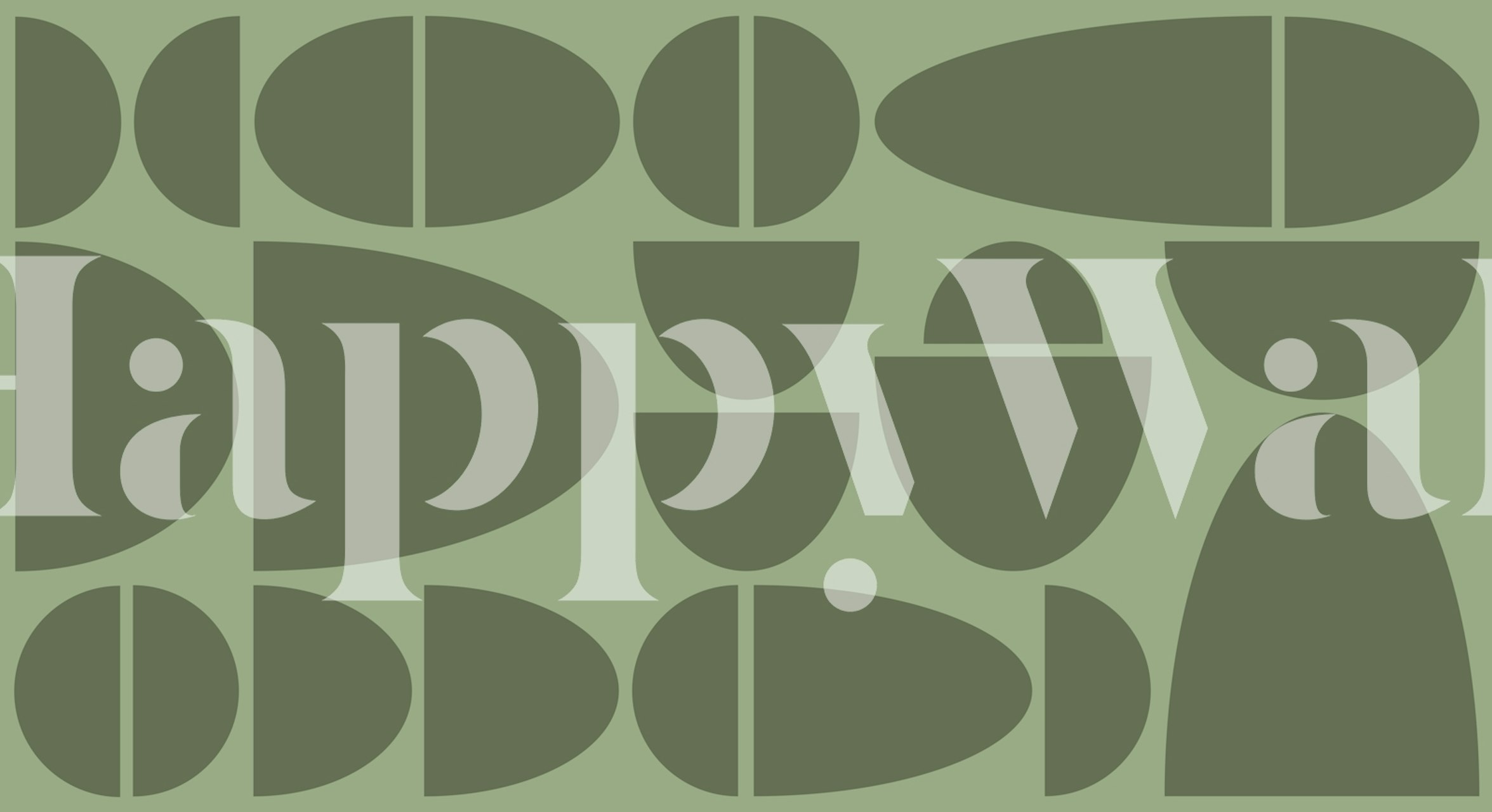 Σχεδίαση ταπετσαρίας Organic Bauhaus Classic Green