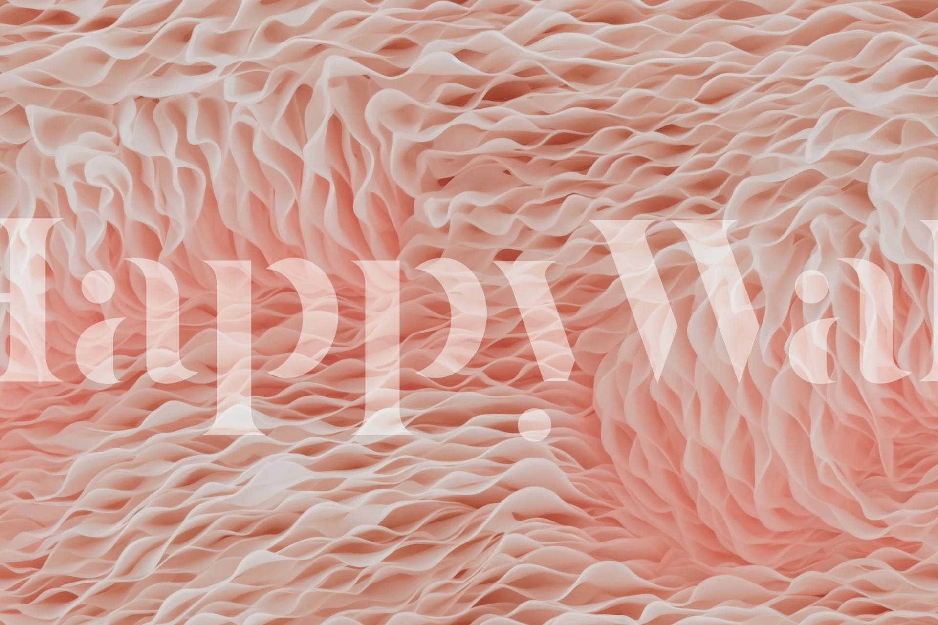 Tapeta Intricate Pink Organic Coral Texture w pokoju