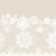 Pale beige lace wall boho