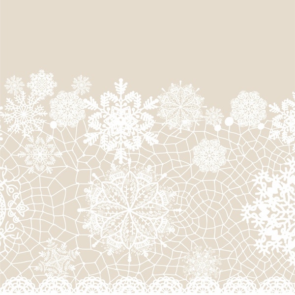 Pale beige lace wall boho