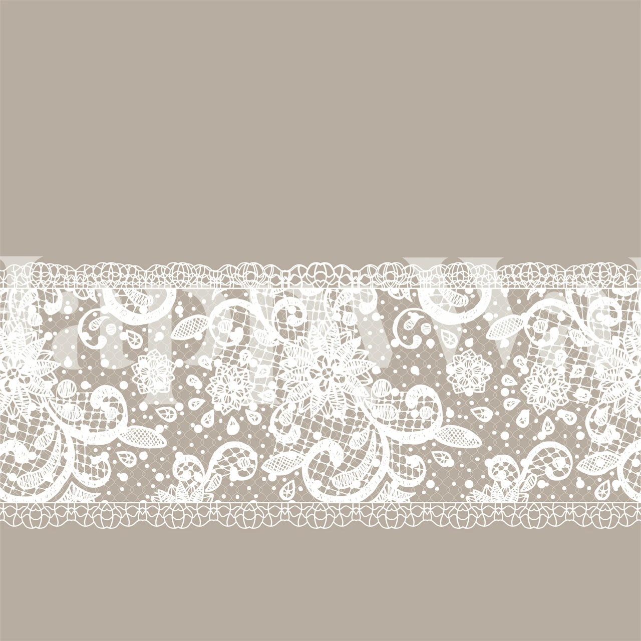 Egshell Lace Stripe Pattern wallpaper in a room