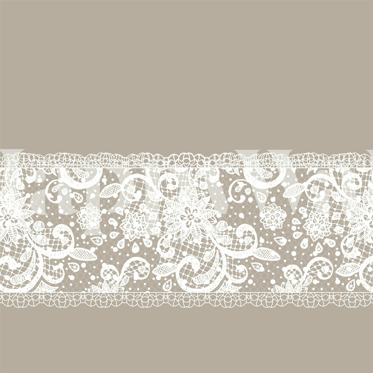 Egshell Lace Stripe Pattern wallpaper in a room