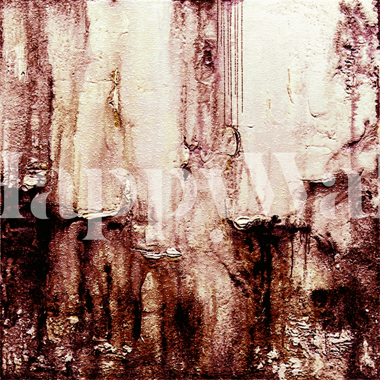 Rust tan stone pattern wallpaper with earthy tones