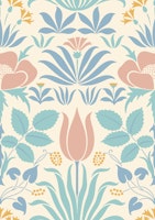 Vintage The Anselm pattern 1 carta da parati