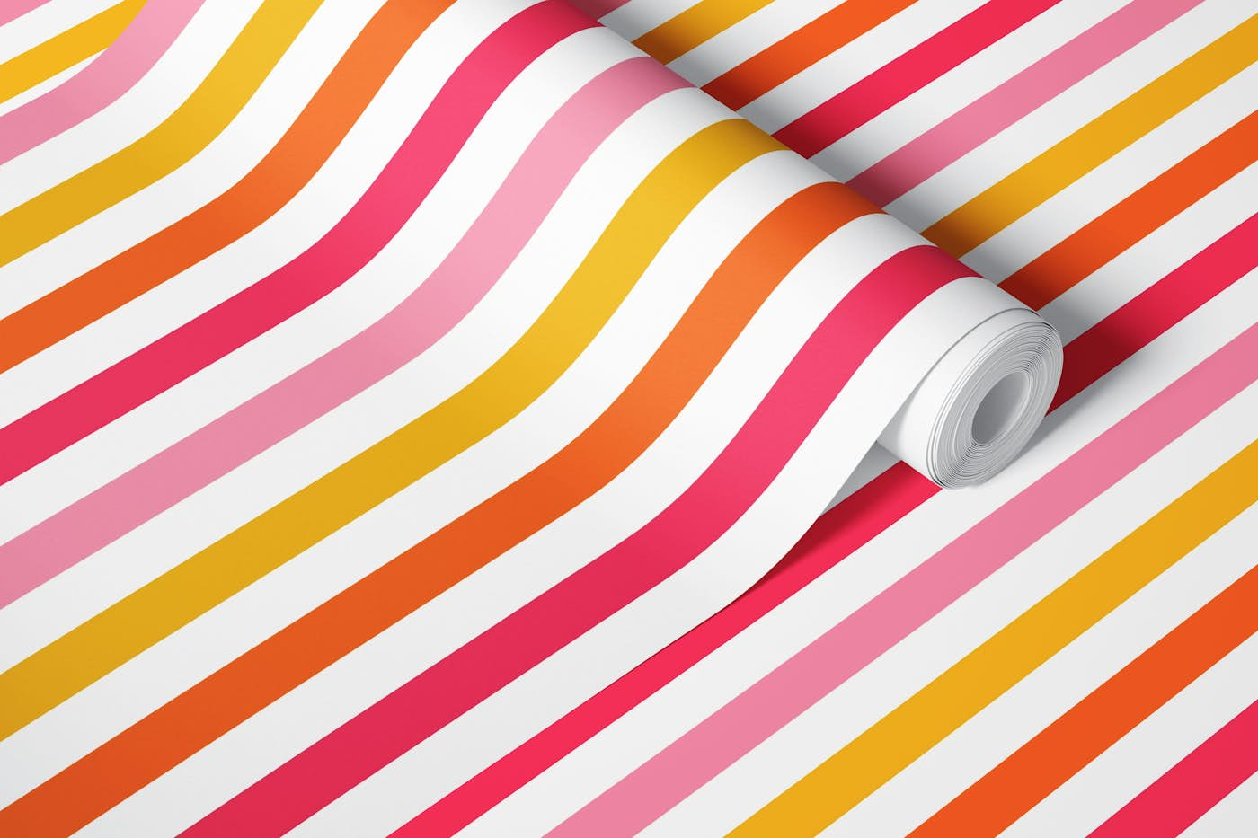 Glowy Stripes wallpaper roll