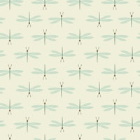 Dragonflies Green carta da parati