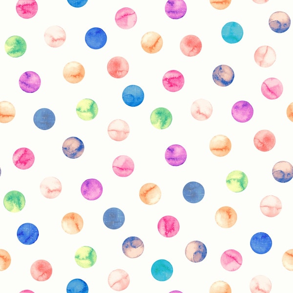 Party time multicolor confetti on white
