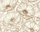 Cinnamon and Cream Poppy Floral