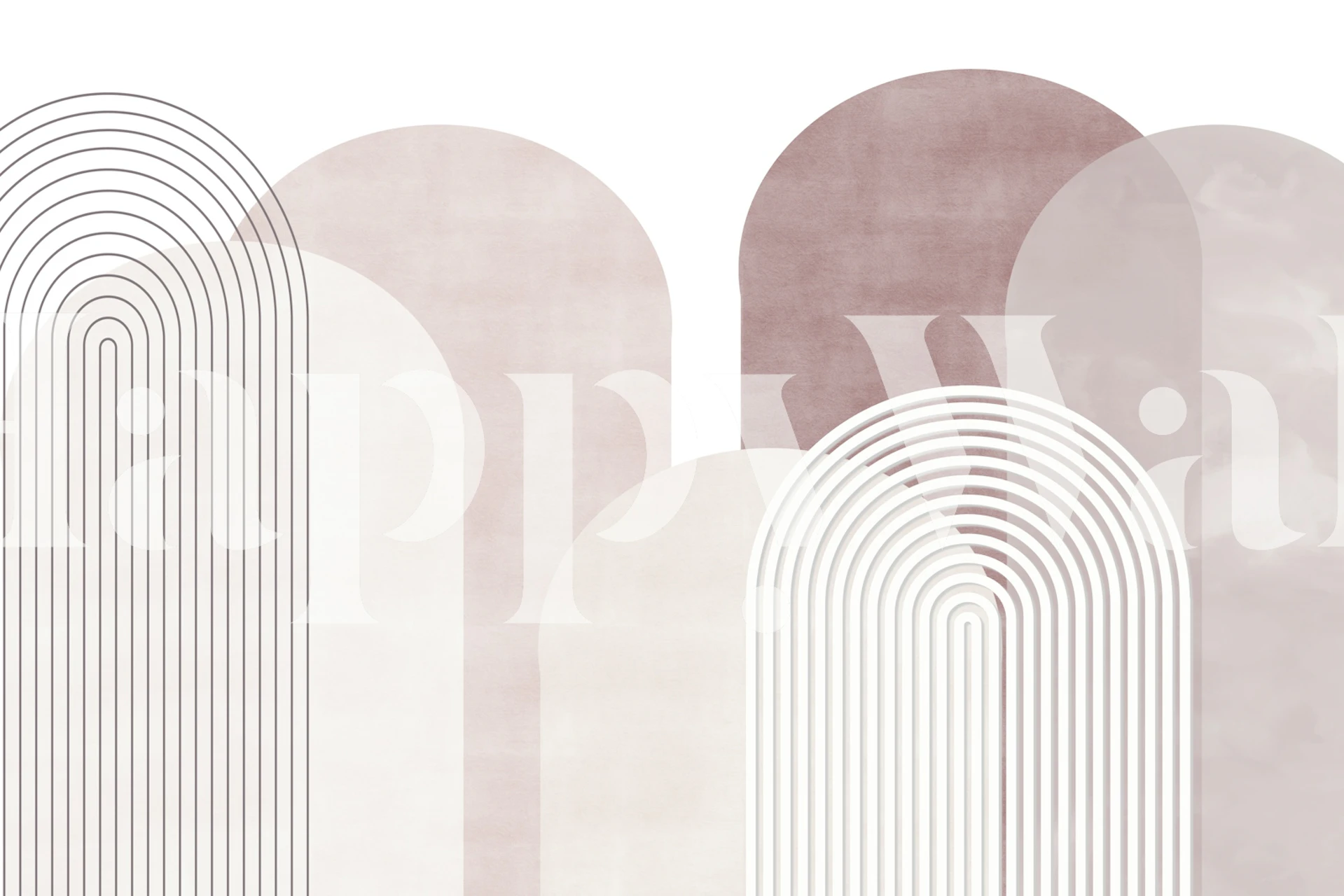 Bali V wallpaper design in a room