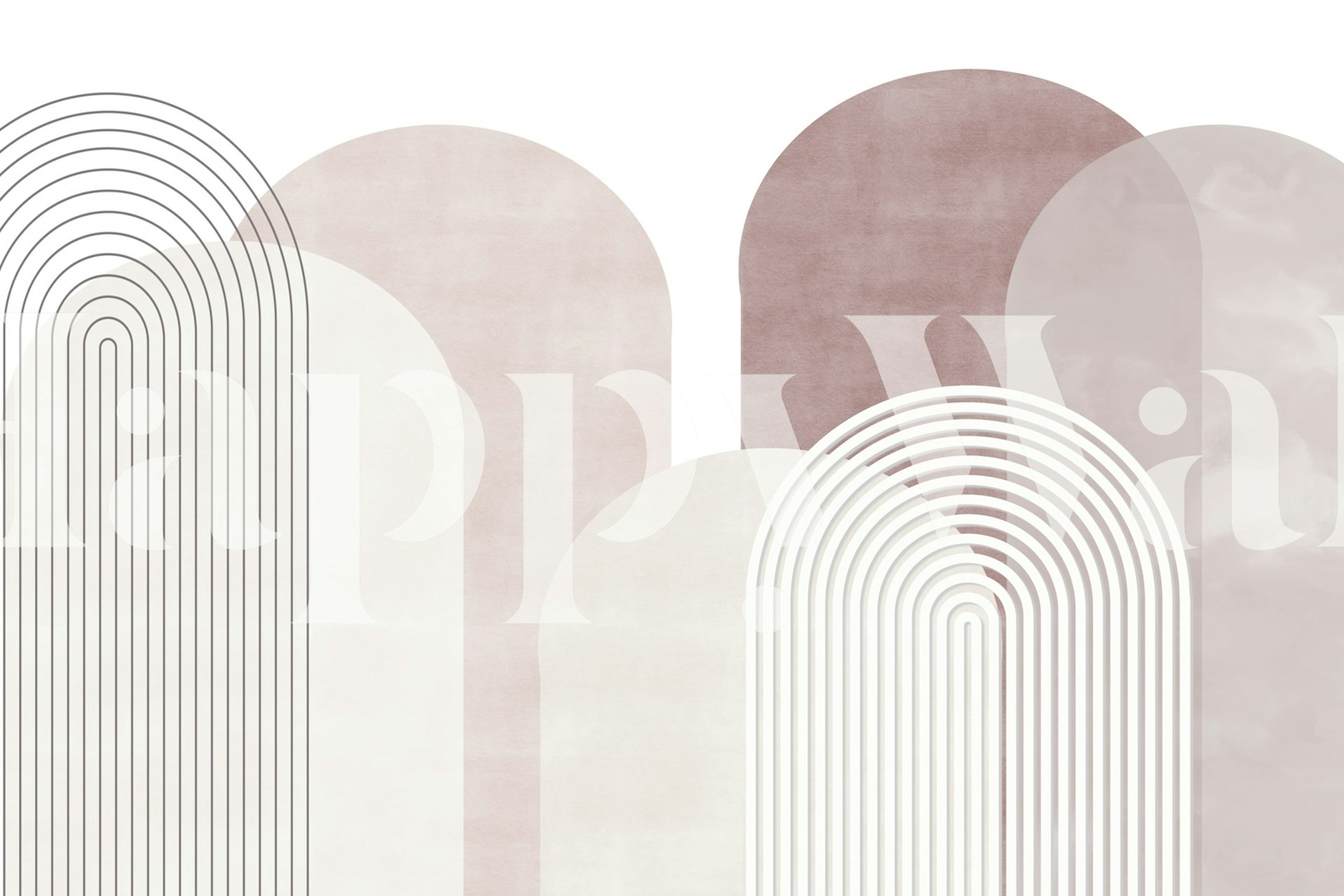 Bali V wallpaper design in a room