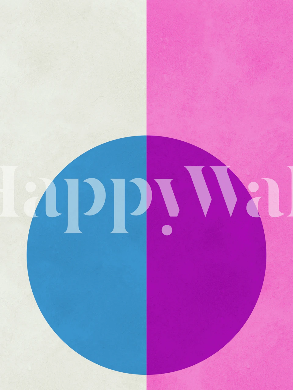 Contemporary behang in een kamer setting