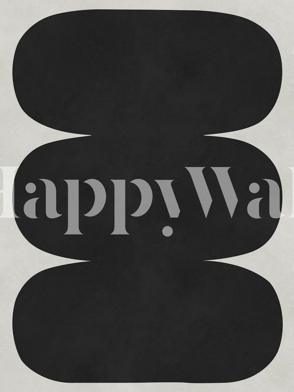 Tribal shapes 25 wallpaper displayed in a room