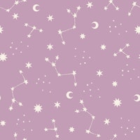 Night Sky Lilac behang