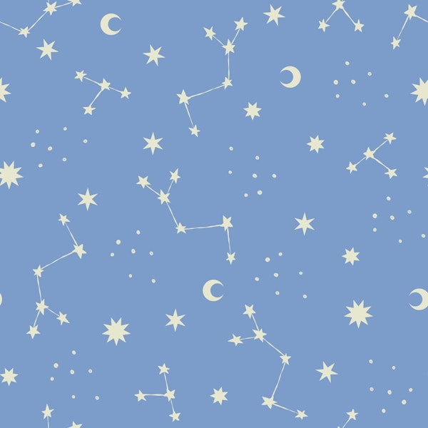 Night Sky Bright Blue
