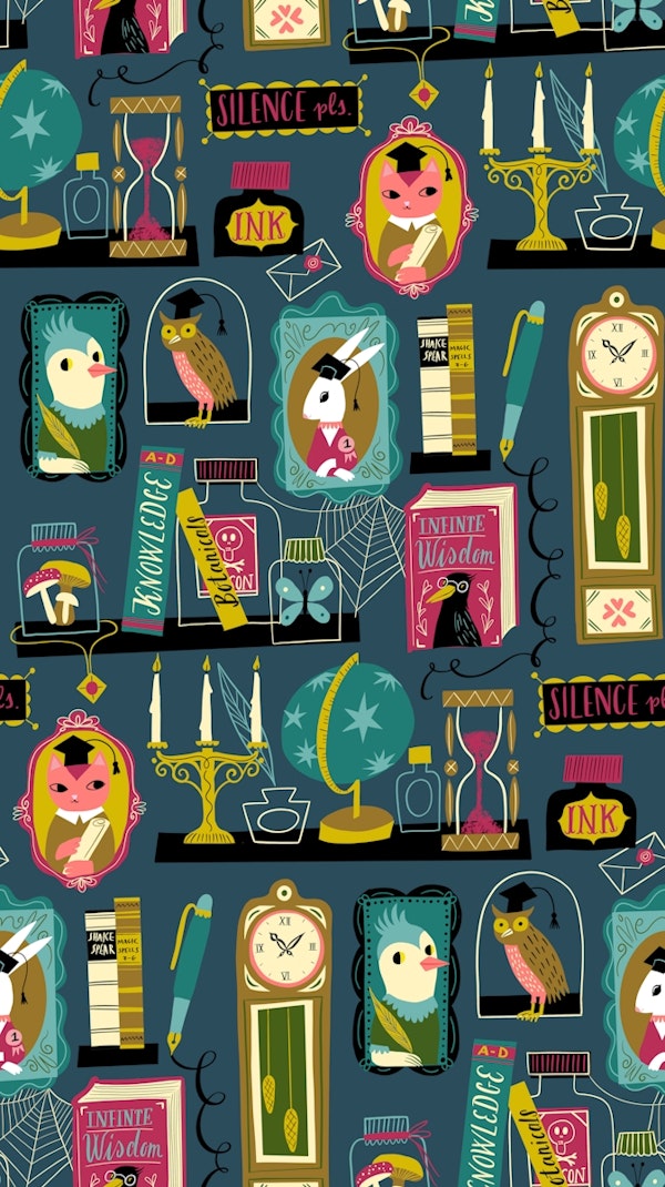 dark academia portrait wall