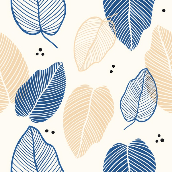 Leaves - Mid Century Pattern