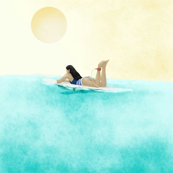 Wait for your perfect wave