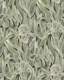 Elegant Irises in Monochrome Olive Green